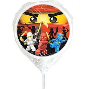 Products: Lego Ninjago Character Lollipops Designer Personalised Lollipops NZ