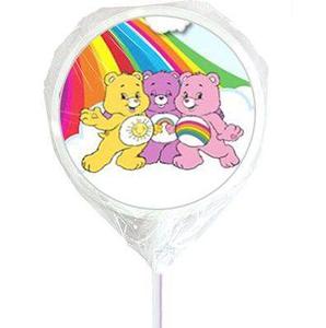 Products: Care Bear Lollipops - Designer Personalised Lollipops NZ