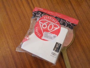 Brewing Equipment: Hario coffee paper filter (V02 size, 100ea)