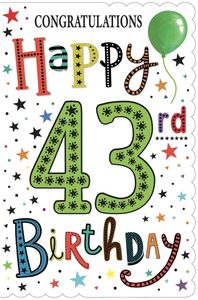 $4.00 Age Cards: A500-1043