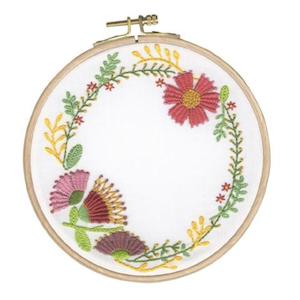 Kits: DMC Embroidery Kit: Autumn Flowers
