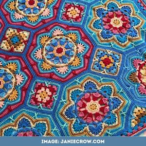 Marrakesh Colourway for Persian Tiles Crochet Blanket by Janie Crow - Handzon&ap&hellip;