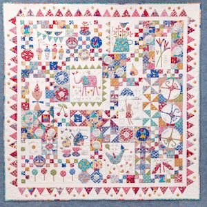 Kits: Sunshine and Lollipops materials and tools for Homespun Block of the Month