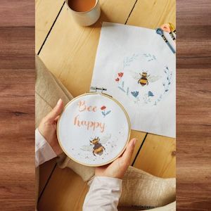 Kits: DMC Mindful Making - Well-bee-ing Cross Stitch Duo Kit