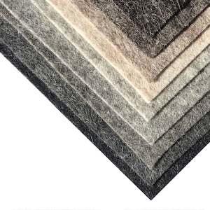 Wool Felt Sheets - Heathered Colours