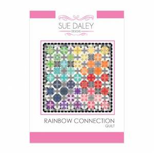 Quilting Kits: Sue Daley Designs - Rainbow Connection Quilt Pattern and EPP Templates