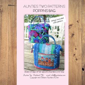 Bagmaking Supplies: Aunties Two Poppins Bag Pattern and Stays
