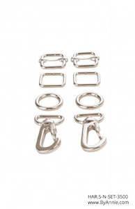 ByAnnie 1/2 inch Nickel hardware set