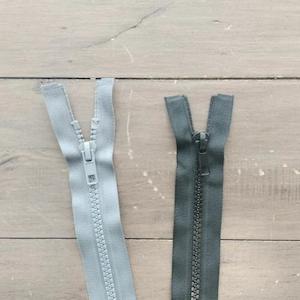 Zippers: Chunky Open Ended Zips
