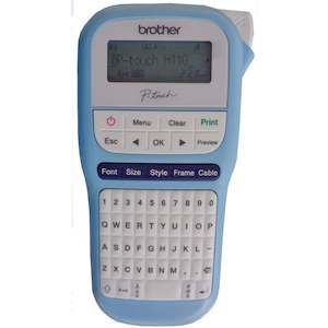 Brother Labelling Machines: Brother P-Touch Compact Handheld Labelling Machine PTH110LB Blue