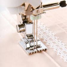 Brother Presser Feet: F037N - Brother 5 Groove pin tuck foot 5mm models