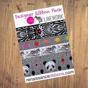 Renaissance Ribbons -  Designer Ribbon Pack -Tula Pink Linewoks