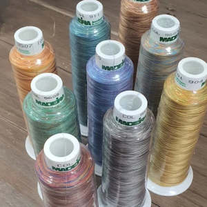 Thread For Machine Embroidery And Quilting: Madeira Polyneon 40 - Astro Multi Colours