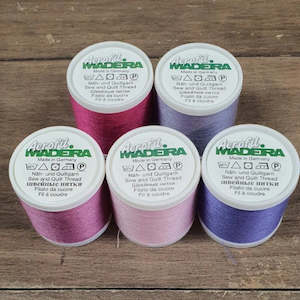 Thread For Patchwork And Quilting: Madeira Aerofil No.120 400m Pink and Purple