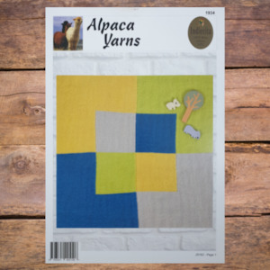 Alpaca Yarns 1934 Colour Block Baby Blanket
