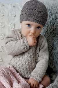 Knitting Patterns Babies And Children: BC100 Everleigh Sweater and Hat