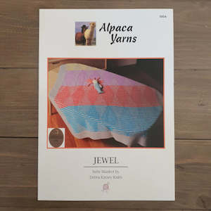 Knitting Patterns Babies And Children: Alpaca Yarns 5004 - Jewel Baby Blanket