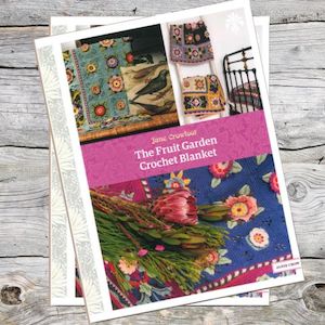 The Fruit Garden Crochet Blanket Book by Jane Crowfoot