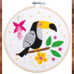 Embroidery Kits: Veraco "I Stitch" Felt Kits for Kids