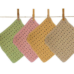 Crochet Patterns Blankets Homeware And Decorations: Riana's Favourite Dishcloth Pattern - Free Download