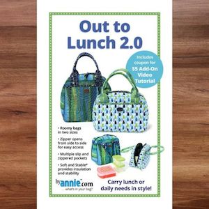 Bagmaking Patterns And Books: ByAnnie Out to Lunch 2.0