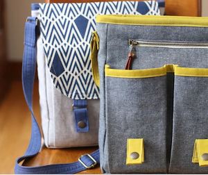 Bagmaking Patterns And Books: Campfire Messenger Bag Pattern