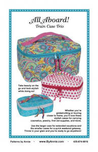 Bagmaking Patterns And Books: ByAnnie All Aboard Train Case Trio