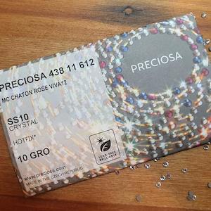 Embellishments: Preciosa Hotfix Crystals