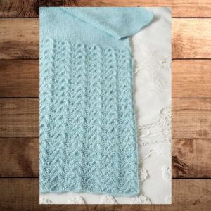 Knitting Patterns Homeware: BC67 - Sleepytime Blanket