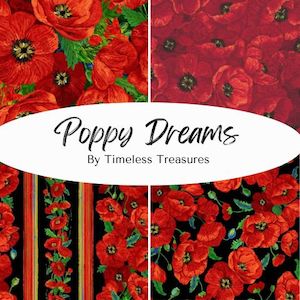Poppy Dreams by Timeless Treasures