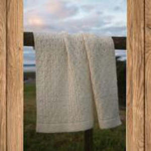 Knitting Patterns Homeware: BC57 Waffle Blanket