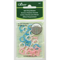 Yarn Craft Tools: Clover Split Ring Markers