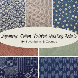 Japanese Cotton Printed Quilting Fabric