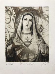 Products: Chine colle Madonna