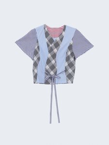 Bias Wrap Shirt - Hannah-Lee Jade