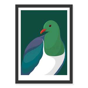 New Zealand Wildlife Fine Art Prints: Kererū Jewel art print