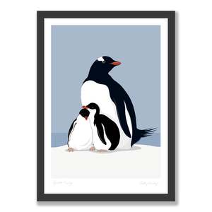 Art Print Collection: Gentoo Penguin Family