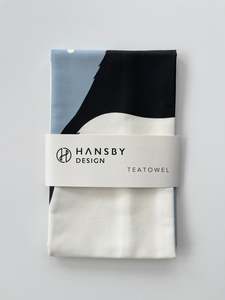 Gentoo Snow Tea towel