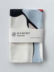 Accessories: Gentoo Pair Tea towel