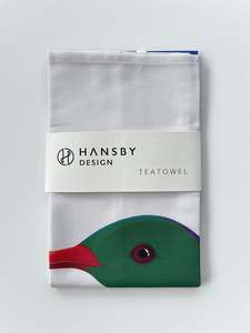 Accessories: Kererū Tea towel