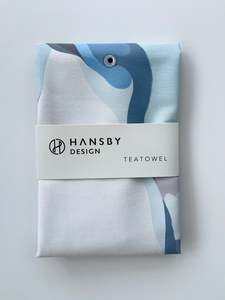 Tea Towels: Blue Penguin Tea towel