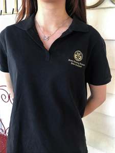 Herzog Ladies Polo Shirt Embroidered gold