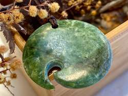Contemporary Pounamu Koru pendant