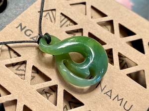 Jewellery - Necklace: Ngāi Tahu Rau Kumara Koru Pendant