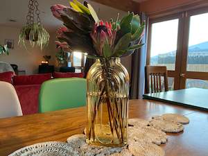 Glass: Heavy Glass Tommy Deco vase - 2 colours