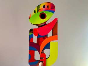 Art Prints: Uenuku Wall Taonga #4 Kakariki