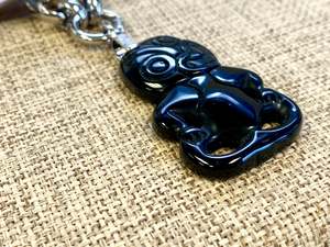 Heitiki pendant - Black Onyx