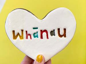 Whānau Heart wall tile