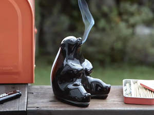 Ceramics: Honey Badger Incense Chamber