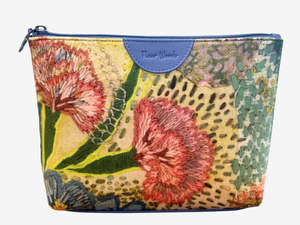 Gifts For Peeps: Velvet Cosmetic Bag - Meadow